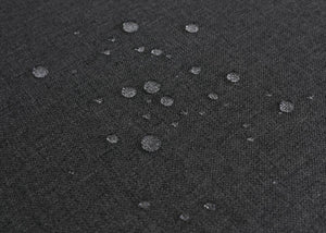 2er-Set Aluminium-Gartenstuhl mit Textil und Seilgeflecht anthrazit