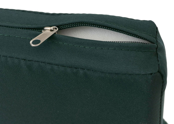 2er-Set Barhocker Outdoor mit Sitzpolster Seilgeflecht grün