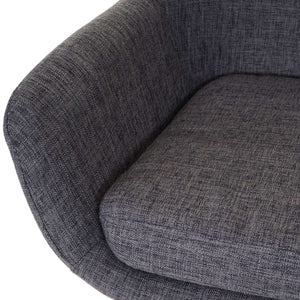2er-Set Barhocker Tresenhocker Textil grau