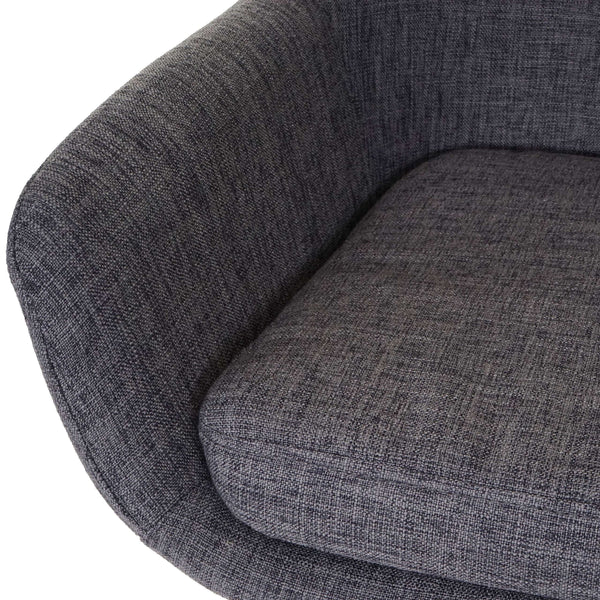 2er-Set Barhocker Tresenhocker Textil grau