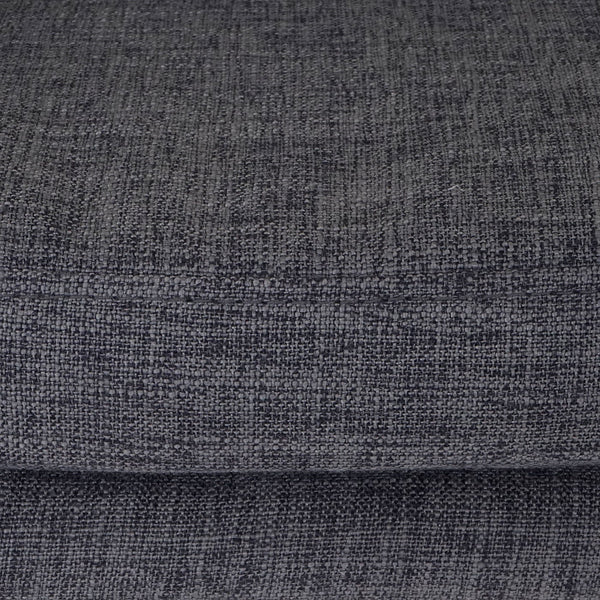 2er-Set Barhocker Tresenhocker Textil grau