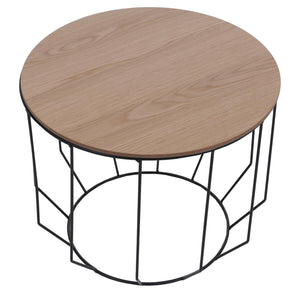 2er-Set Couchtisch Beistelltisch Kaffeetisch Loungetisch Industrial Eiche