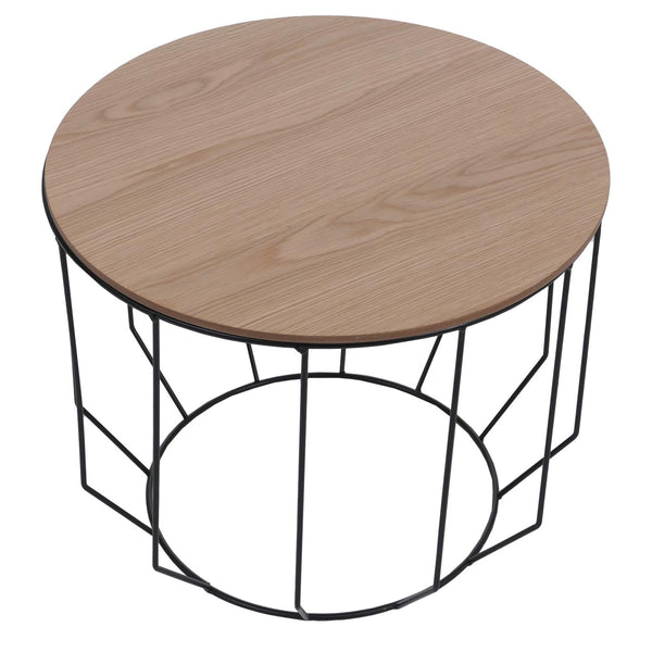 2er-Set Couchtisch Beistelltisch Kaffeetisch Loungetisch Industrial Eiche