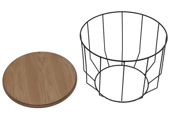 2er-Set Couchtisch Beistelltisch Kaffeetisch Loungetisch Industrial Eiche