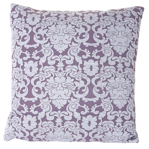 2er Set Deko-Kissen Barock Blumen mit Füllung 45x45cm