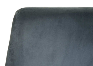 2er-Set drehbare Esszimmerstühle mit Armlehne Stoff dunkelgrau