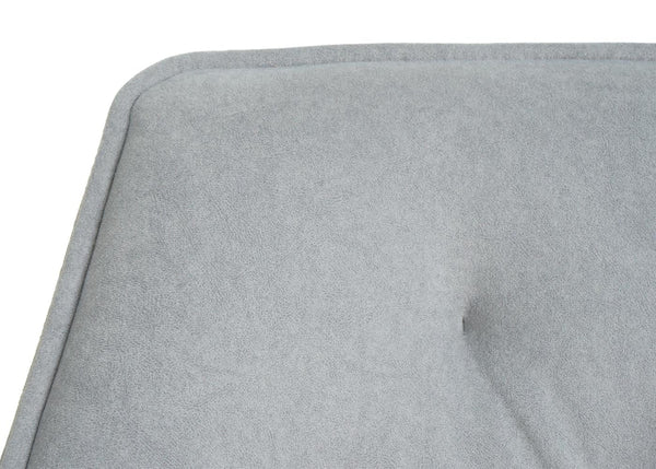 2er-Set drehbare Esszimmerstühle mit Armlehne hellgrau