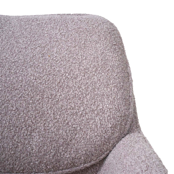 2er-Set Esszimmerstühle drehbar Bouclé Öko-Tex beige