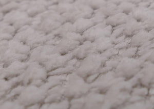 2er-Set Esszimmerstühle drehbar Bouclé Öko-Tex hellgrau