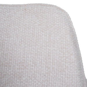 2er-Set drehbare Esszimmerstühle Chenille Öko-Tex creme