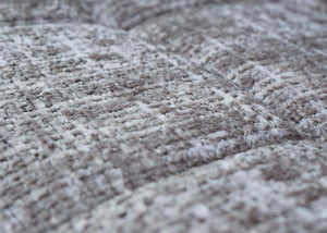2er-Set Esszimmer Drehstuhl Chenille mit Stahlgestell braun