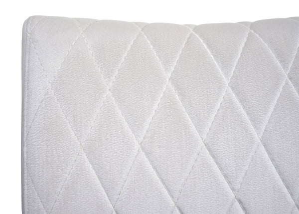 2er-Set Freischwinger Stühle Samt Stahl pulverbeschichtet creme-beige