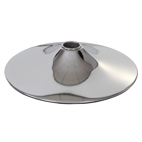 2er-Set Fussteller chrom Ø45cm für Barhocker & Esszimmerstuhl