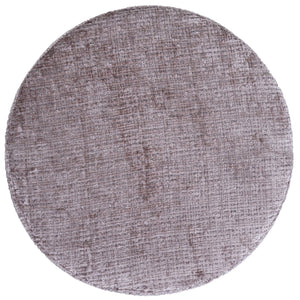 2er-Set Hocker höhenverstellbar drehbar Chenille 37cm braun