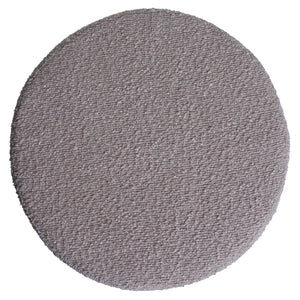 2er-Set Sitzhocker höhenverstellbar drehbar Bouclé Ø37cm taupe