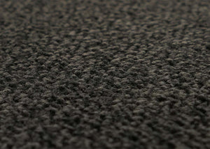 2er-Set Esszimmerstühle Stoff Massivholz natur Gestell schwarz