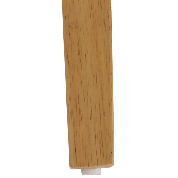 2er-Set Esszimmerstühle Stoff Massivholz helles Gestell taupe