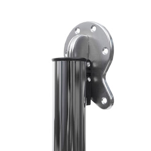 2er-Set klappbare Tischbeine Edelstahl-Optik für Schreibtisch 72cm