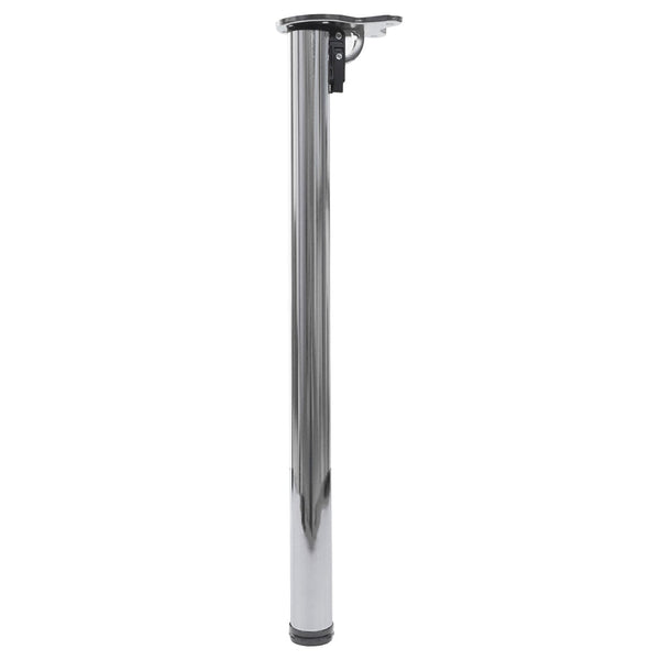 2er-Set klappbare Tischbeine Edelstahl-Optik für Schreibtisch 72cm