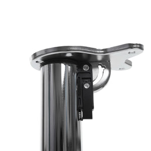 2er-Set klappbare Tischbeine Edelstahl-Optik für Schreibtisch 72cm