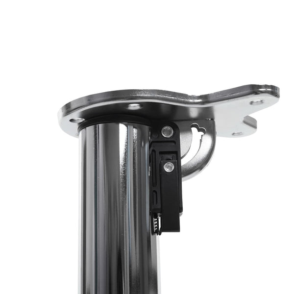 2er-Set klappbare Tischbeine Edelstahl-Optik für Schreibtisch 72cm