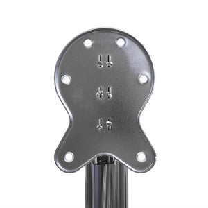2er-Set klappbare Tischbeine Edelstahl-Optik für Schreibtisch 72cm