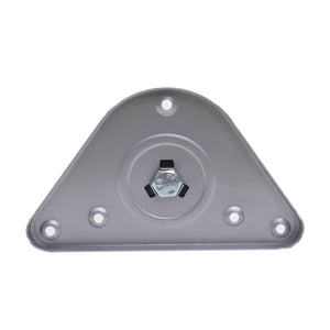 2er-Set Tischbeine Edelstahl-Optik für Schreibtisch & Esstisch 73cm