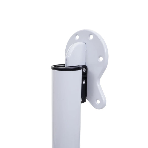 2er-Set klappbare Tischbeine für Schreibtisch/Esstisch 72cm weiss