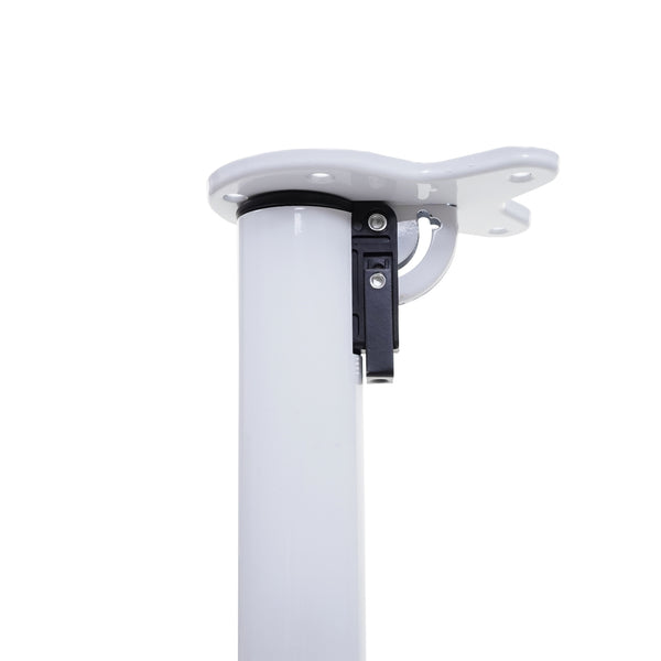 2er-Set klappbare Tischbeine für Schreibtisch/Esstisch 72cm weiss