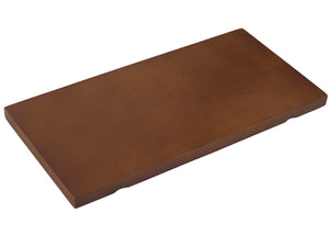 2er-Set Wandregal Steckboard 4 Ebenen 60x40cm braun