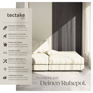 Akustikpaneele Sonic Wall Eiche schwarz 2er Set
