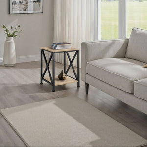 Beistelltisch Carlton 40,5x40,5x52,5cm Industrial hellbraun
