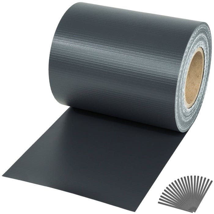 PVC Sichtschutzfolie Anthrazit 70 m