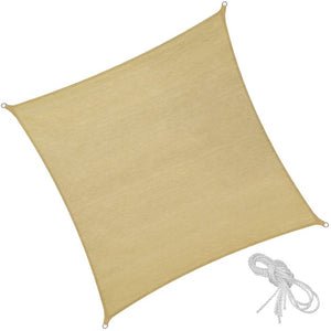 Polyethylen Sonnensegel quadratisch, 540 x 540 cm