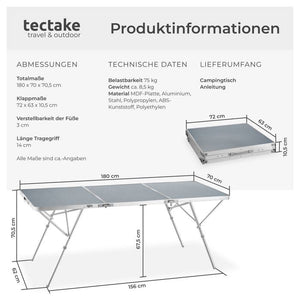 Campingtisch Jumbo