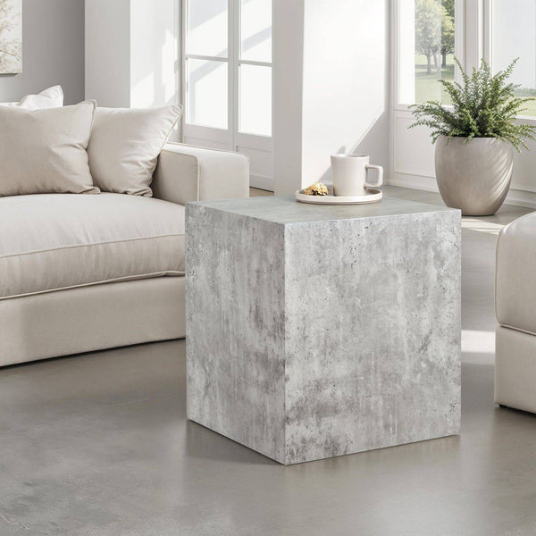 Couchtisch Lasley Beton Optik 45 x 45 x 50 cm