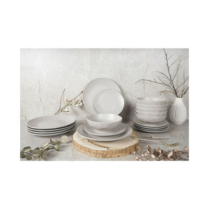 Berlinger Haus 18-teiliges Tellerset matt cream Sahara Collection