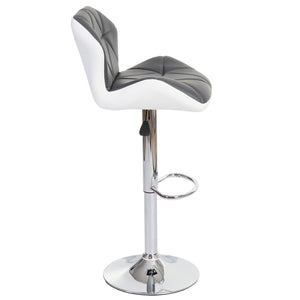 2x Barhocker Hamilton Retro ~ grau