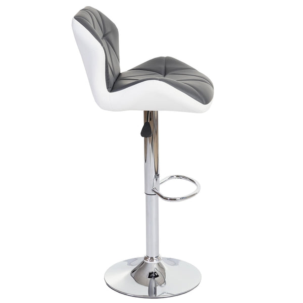 2x Barhocker Hamilton Retro ~ grau
