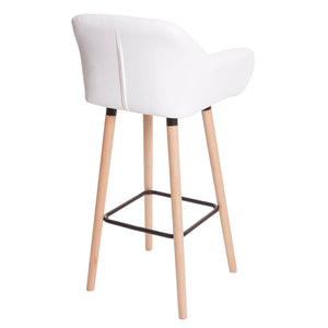 2x Barhocker Malmö Kunstleder weiss
