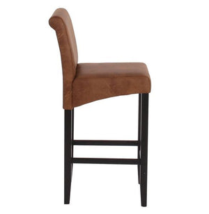 2x Barhocker Wildleder-Look Lancy