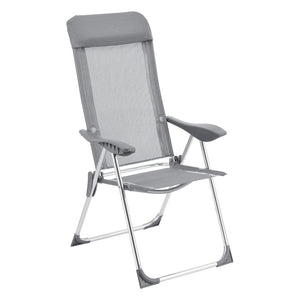 2x Errenteria camping chair set of 2 light gray 