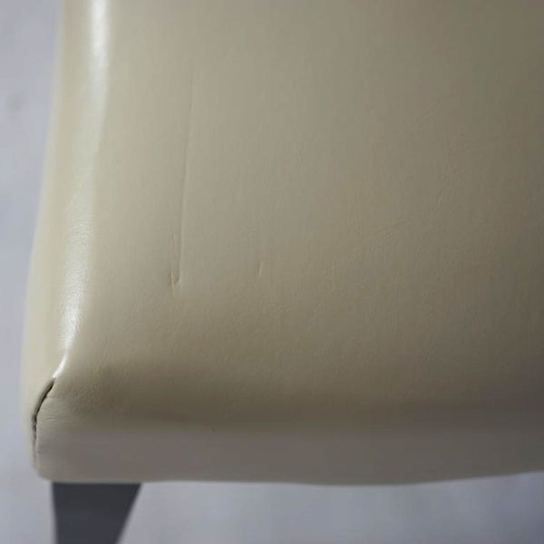 2x Esszimmerstuhl Chesterfield Stuhl Nieten braun dunkle Beine