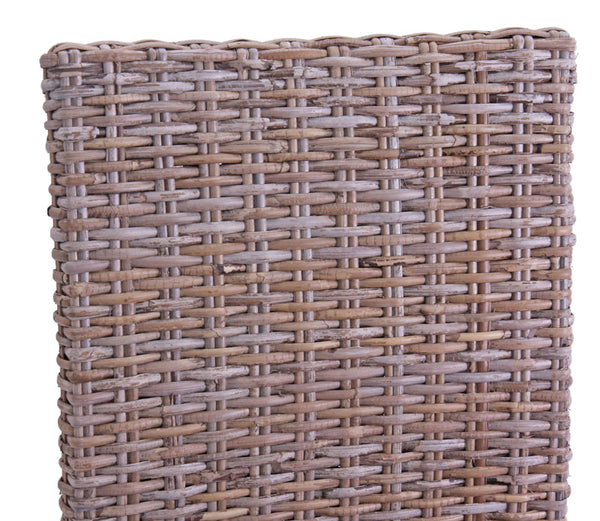 2x Esszimmerstuhl Kubu-Rattan ~ mit Sitzkissen