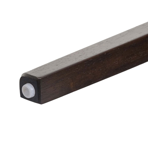 2x Esszimmerstuhl, Küchenstuhl, Stoff/Textil Massiv-Holz dunkles Gestell, dunkelgrau