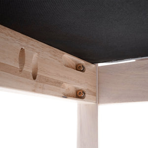 2x Esszimmerstuhl, Küchenstuhl, Stoff/Textil Massiv-Holz helles Gestell,grau