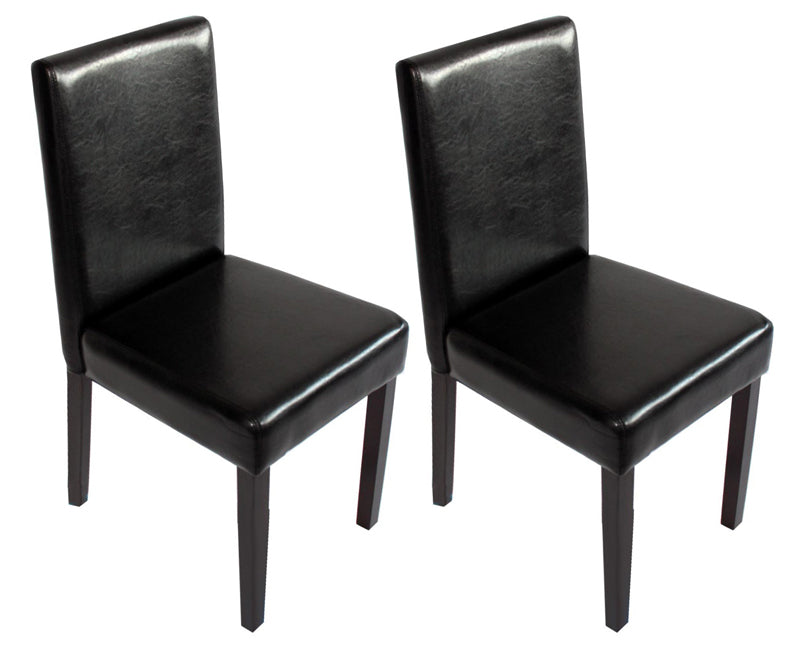 2x Esszimmerstuhl Littau schwarz dunkle Beine