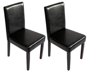 2x Esszimmerstuhl Littau schwarz dunkle Beine