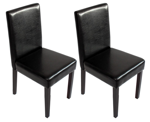 2x Esszimmerstuhl Littau schwarz dunkle Beine