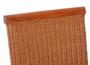 2x Esszimmerstuhl M42 Rattan ~ mit Sitzkissen